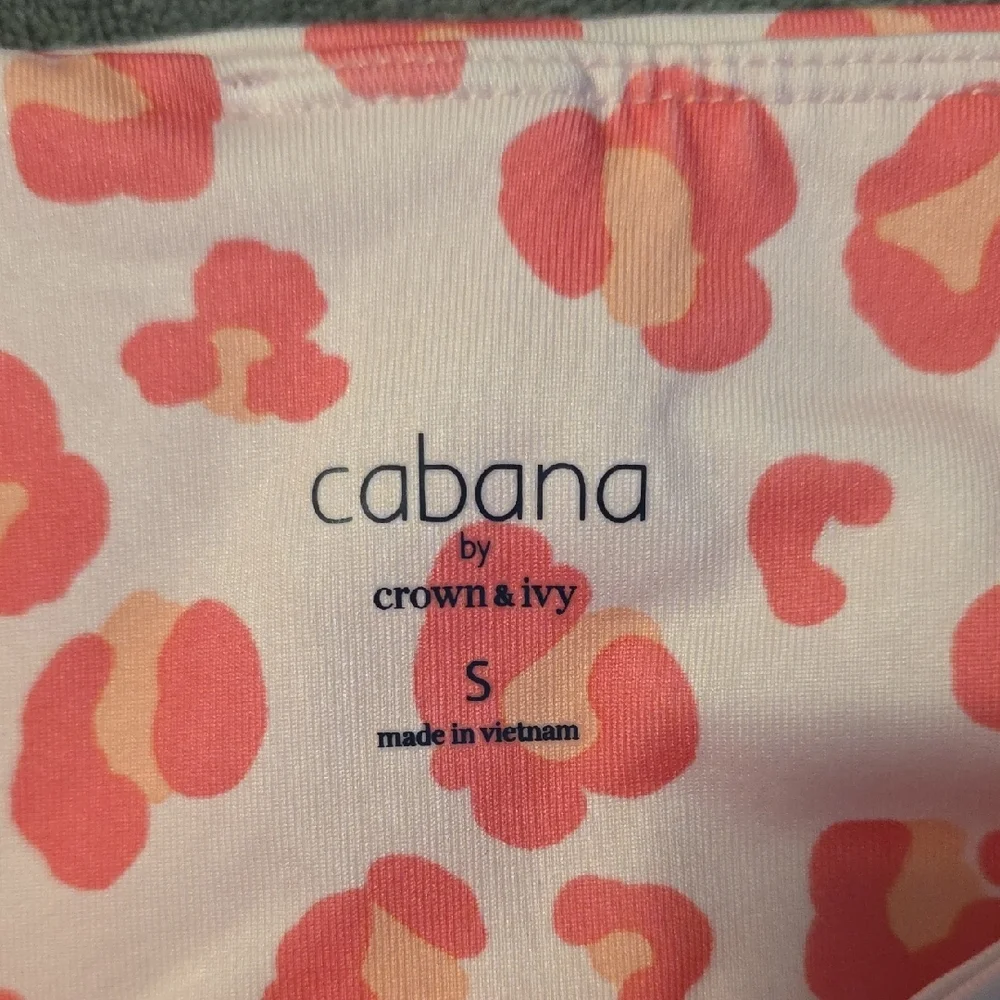 NEW Belk Cabana By Crown & Ivy Pink Animal Print‎ Kids Leggings